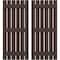 Ekena Millwork Americraft 6-Board, 3 Batten Exterior Real Wood Spaced Board-n-Batten Shutters, ARW401SB623X77TBH, PR ARW401SB623X77TBH - alternate 1
